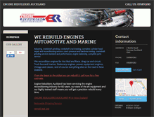 Tablet Screenshot of enginerebuilders.co.nz